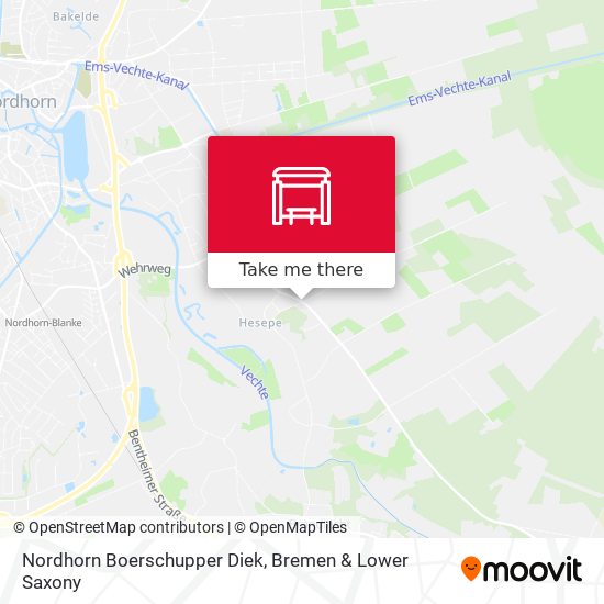 Nordhorn Boerschupper Diek map