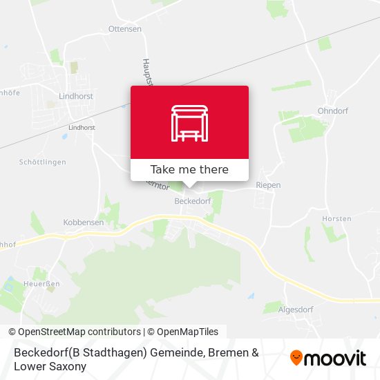 Beckedorf(B Stadthagen) Gemeinde map