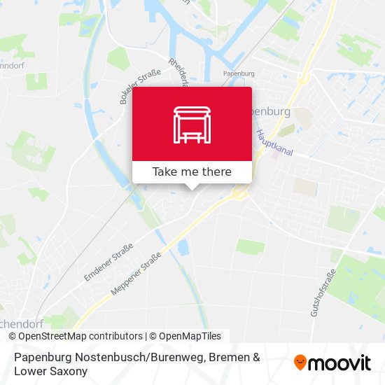 Papenburg Nostenbusch/Burenweg map