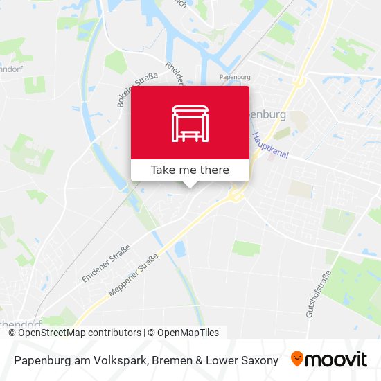 Papenburg am Volkspark map