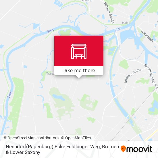 Nenndorf(Papenburg) Ecke Feldlanger Weg map