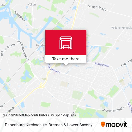 Papenburg Kirchschule map
