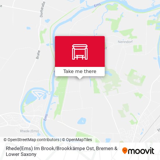 Rhede(Ems) Im Brook / Brookkämpe Ost map