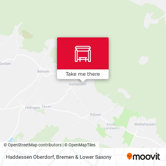 Haddessen Oberdorf map