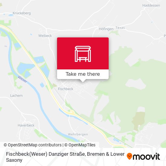 Fischbeck(Weser) Danziger Straße map