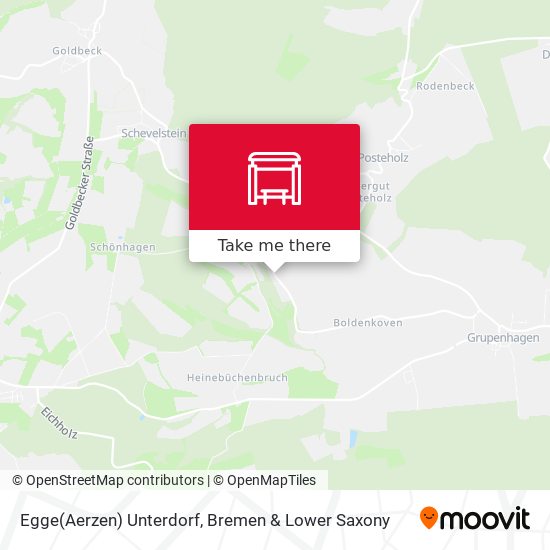 Egge(Aerzen) Unterdorf map