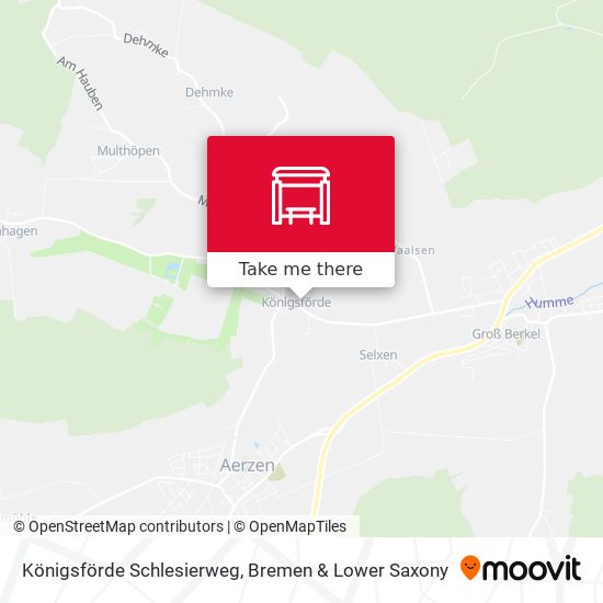 Königsförde Schlesierweg map