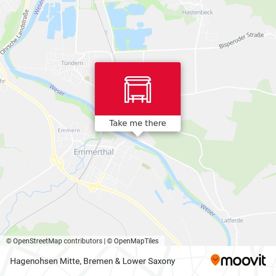 Hagenohsen Mitte map