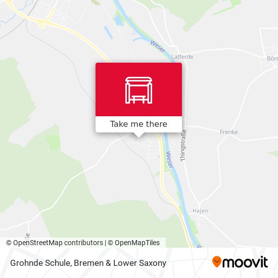 Grohnde Schule map
