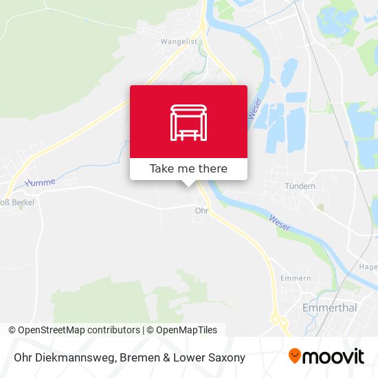 Ohr Diekmannsweg map