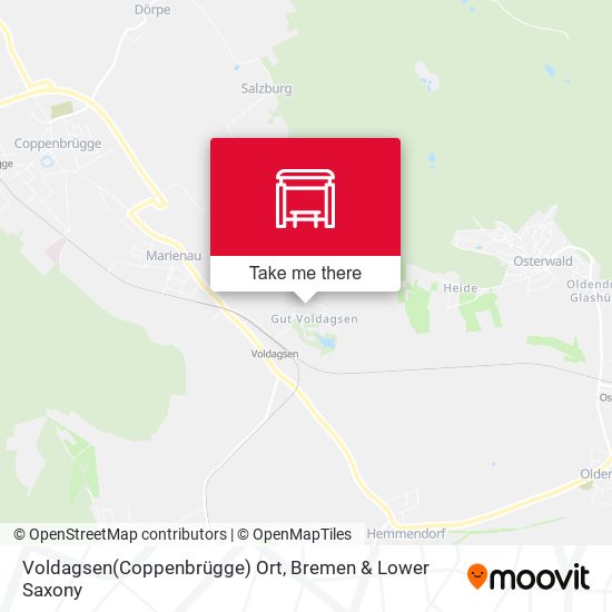 Voldagsen(Coppenbrügge) Ort map