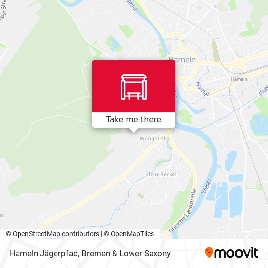 Hameln Jägerpfad map