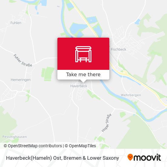 Haverbeck(Hameln) Ost map