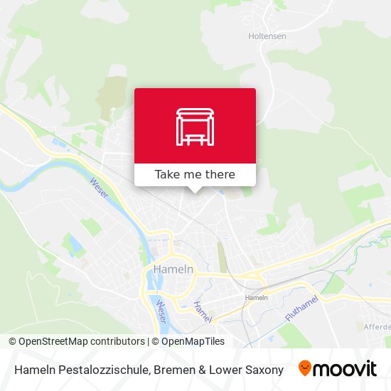 Hameln Pestalozzischule map