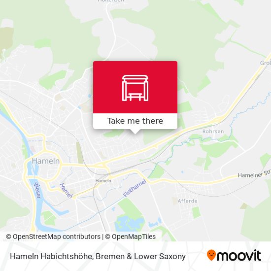Hameln Habichtshöhe map