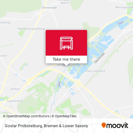 Goslar Probsteiburg map