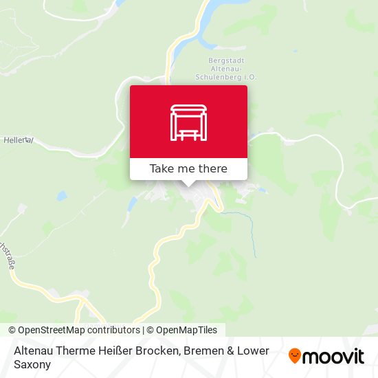 Altenau Therme Heißer Brocken map