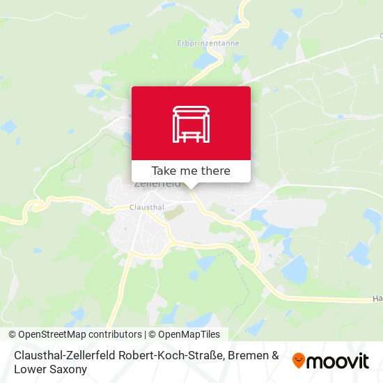 Clausthal-Zellerfeld Robert-Koch-Straße map