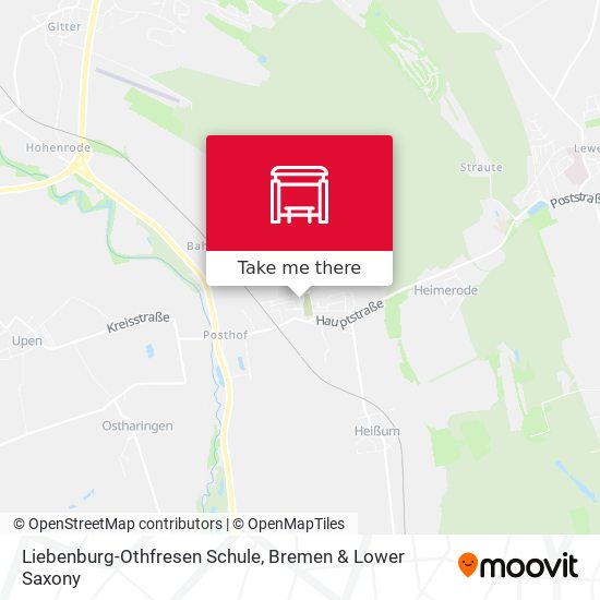 Liebenburg-Othfresen Schule map