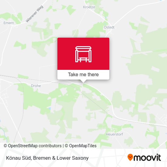 Könau Süd map