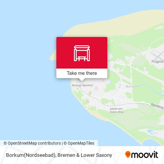 Borkum(Nordseebad) map