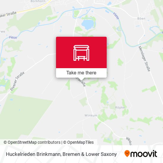 Huckelrieden Brinkmann map