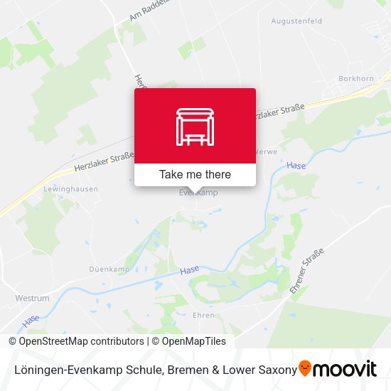 Löningen-Evenkamp Schule map