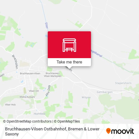 Bruchhausen-Vilsen Ostbahnhof map