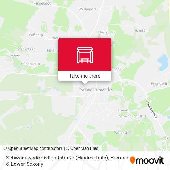 Schwanewede Ostlandstraße (Heideschule) map