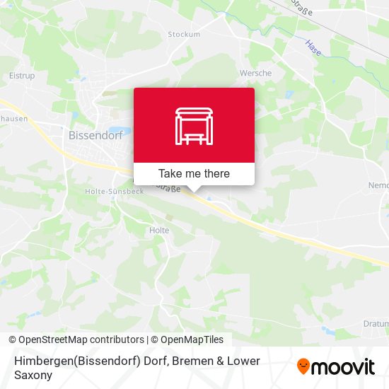 Himbergen(Bissendorf) Dorf map