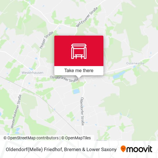 Oldendorf(Melle) Friedhof map