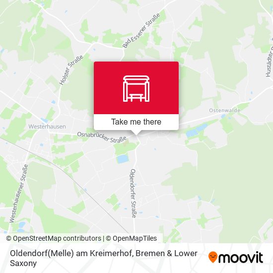 Oldendorf(Melle) am Kreimerhof map