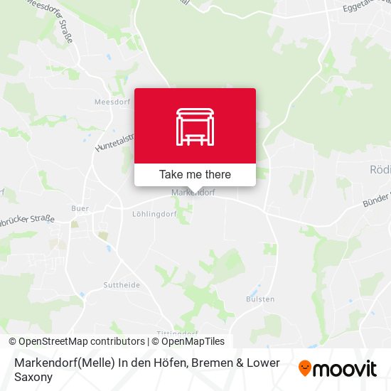 Markendorf(Melle) In den Höfen map