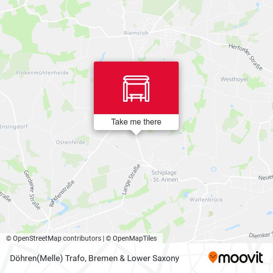 Döhren(Melle) Trafo map