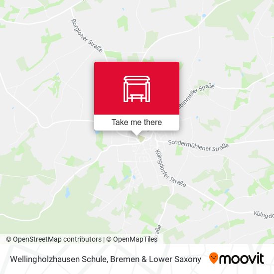 Wellingholzhausen Schule map