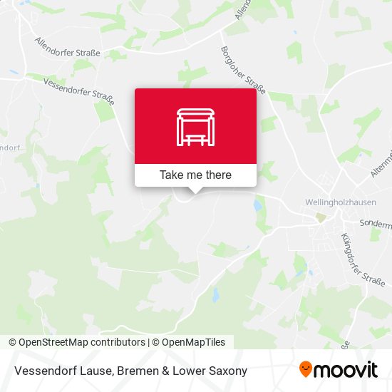 Vessendorf Lause map