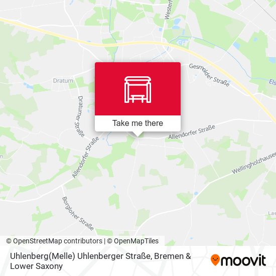 Uhlenberg(Melle) Uhlenberger Straße map