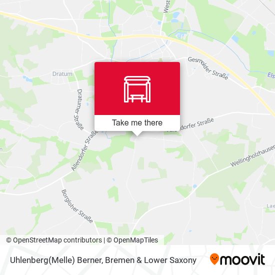 Uhlenberg(Melle) Berner map