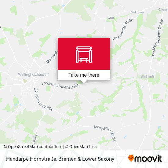 Handarpe Hornstraße map