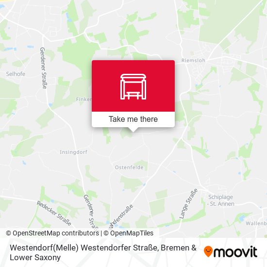 Westendorf(Melle) Westendorfer Straße map