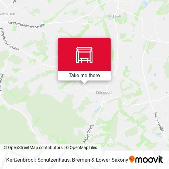 Kerßenbrock Schützenhaus map