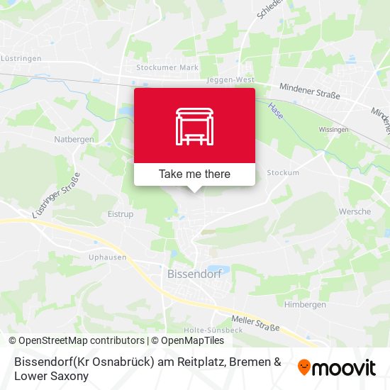 Bissendorf(Kr Osnabrück) am Reitplatz map