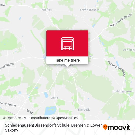 Schledehausen(Bissendorf) Schule map