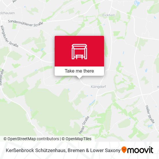 Kerßenbrock Schützenhaus map
