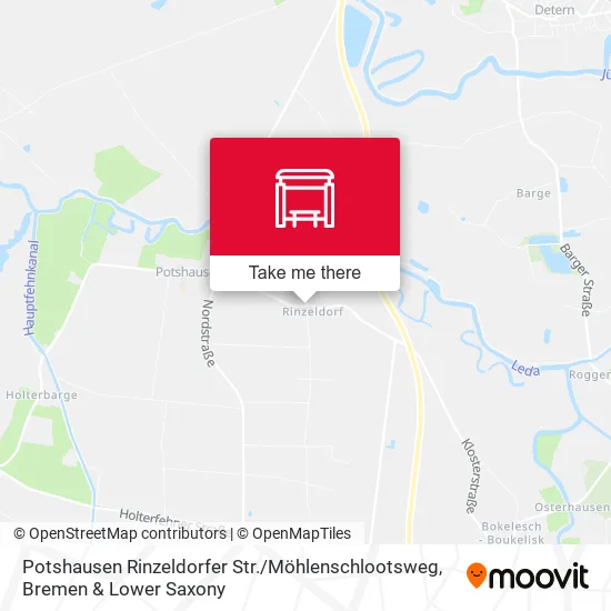 Карта Potshausen Rinzeldorfer Str. / Möhlenschlootsweg