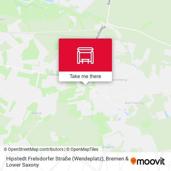 Hipstedt Frelsdorfer Straße (Wendeplatz) map