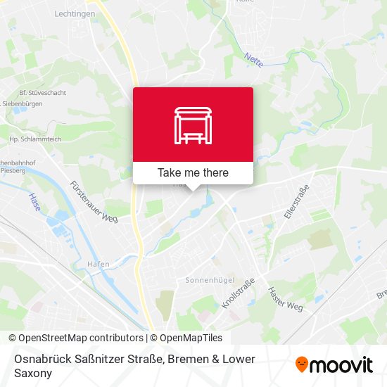 Osnabrück Saßnitzer Straße map