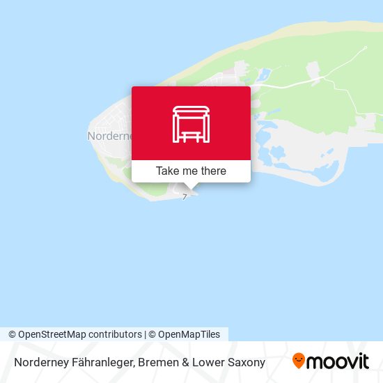 Norderney Fähranleger map