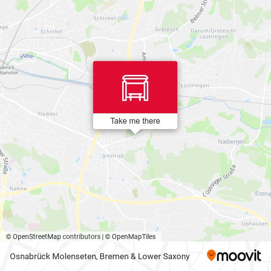 Osnabrück Molenseten map
