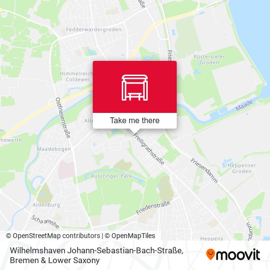 Wilhelmshaven Johann-Sebastian-Bach-Straße map